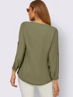 Creation L Chemisiers<Chemisier à manches longues coupe flatteuse