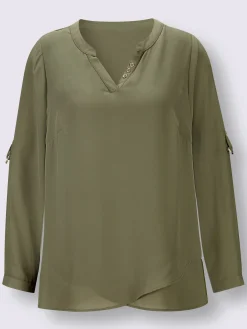 Creation L Chemisiers<Chemisier à manches longues coupe flatteuse