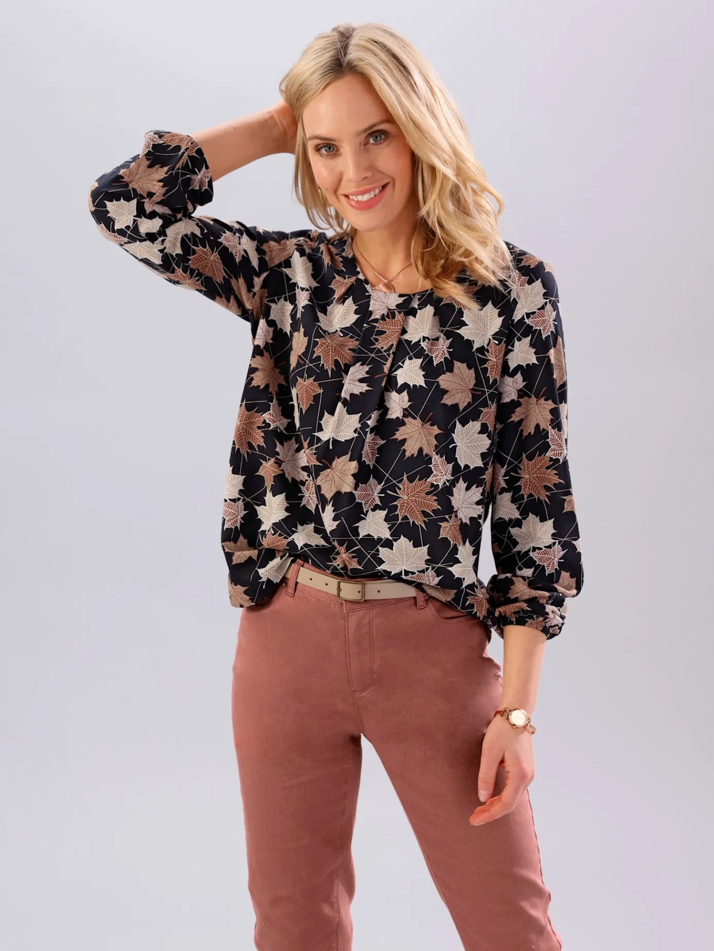 Chemisiers<Chemisier à manches longues qualité viscose douce