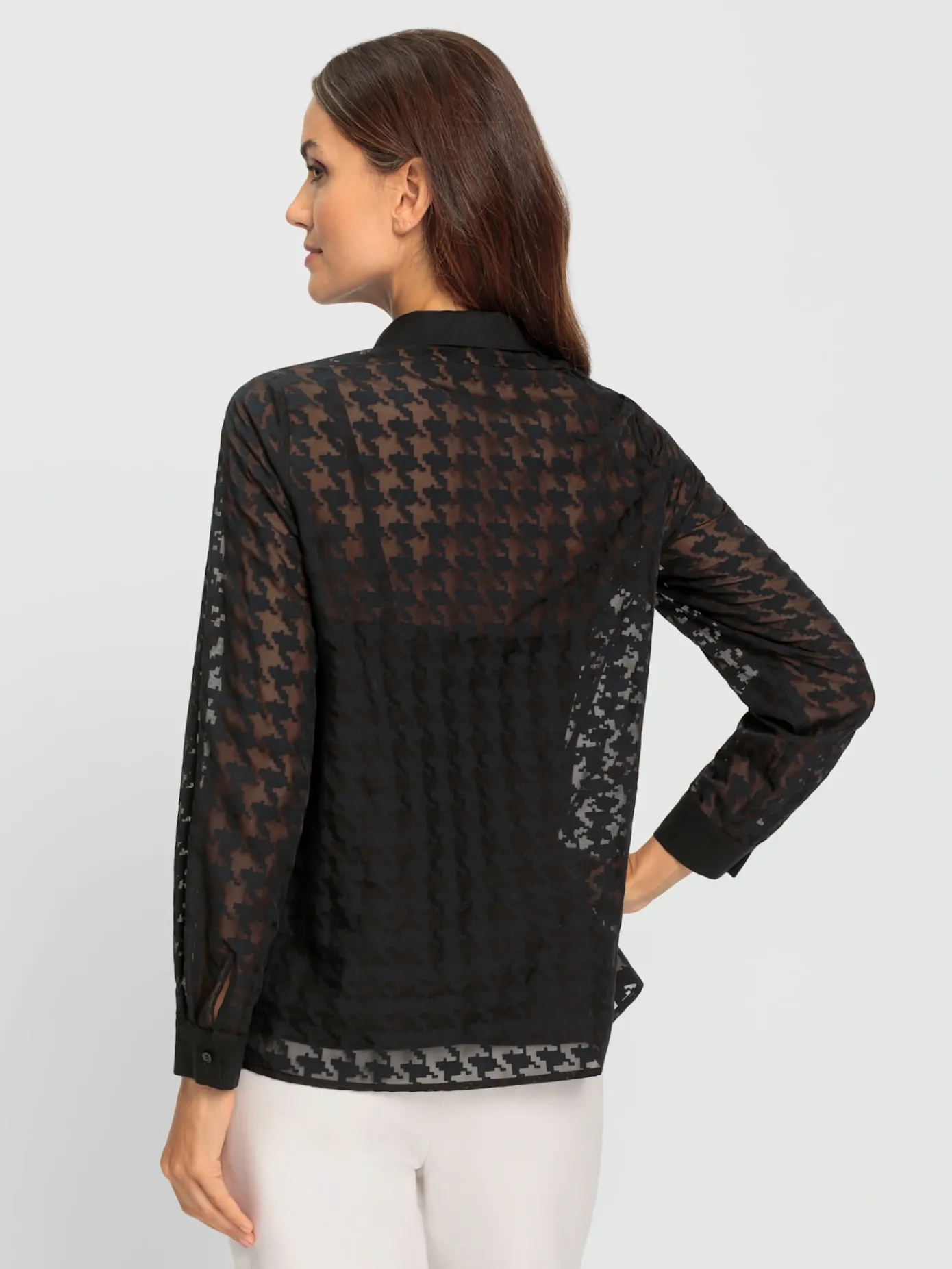 Ashley Brooke Chemisiers<Chemisier à manches longues look 2 en 1