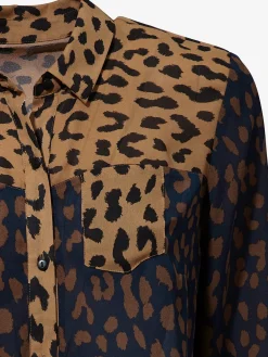 Rick Cardona Chemisiers<Chemisier à manches longues imprimé minimaliste tendance