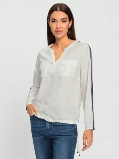 Rick Cardona Chemisiers<Chemisier à manches longues ruban décoratif