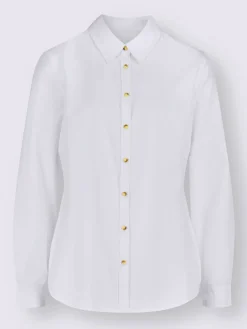 Collection L Chemisiers<Chemisier à manches longues 50% coton