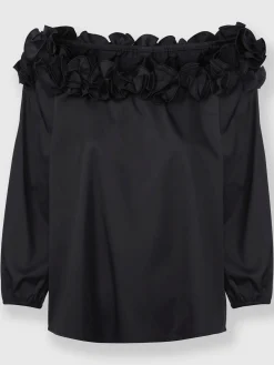 Ashley Brooke Chemisiers<Chemisier carmen qualité coton doux sur la peau