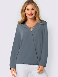 Chemisiers<Chemisier chic effet cache cœur et lacets