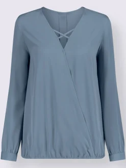 Chemisiers<Chemisier chic effet cache cœur et lacets