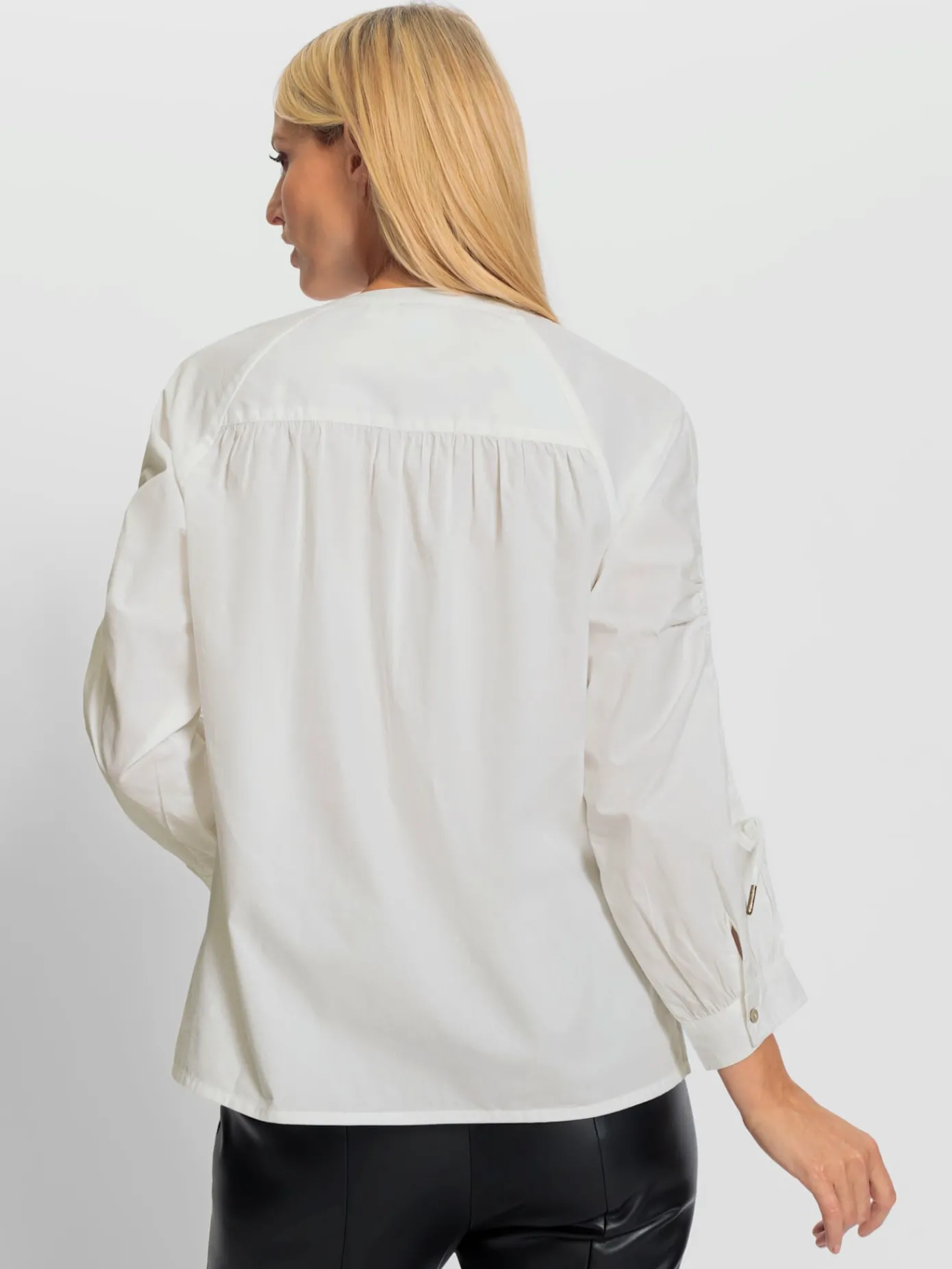 Rick Cardona Chemisiers<Chemisier en coton lien réglable aux manches