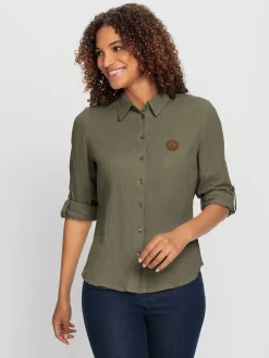 Collection L Chemisiers<Chemisier en coton pur coton