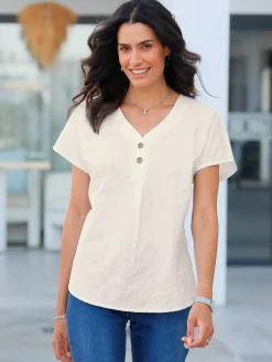 Chemisiers<Chemisier en coton pur coton