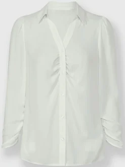 Ashley Brooke Chemisiers<Chemisier en crêpe fronces tendance