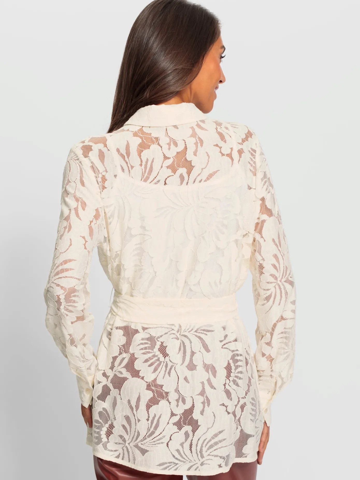 Ashley Brooke Tenues De Cérémonie|Chemisiers<Chemisier en dentelle dentelle florale