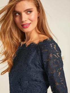 Ashley Brooke Tenues De Cérémonie|Chemisiers<Chemisier en dentelle dentelle raffinée