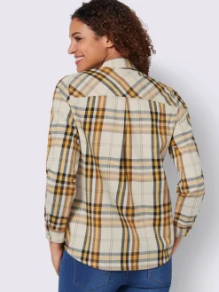 Collection L Chemisiers<Chemisier en flanelle pur coton