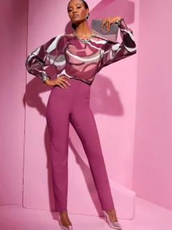 Creation L Chemisiers<Chemisier en georgette polyester recyclé