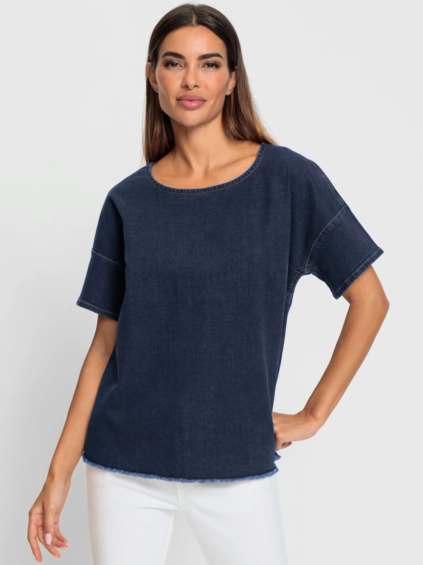 Rick Cardona Chemisiers<Chemisier en jean denim doux