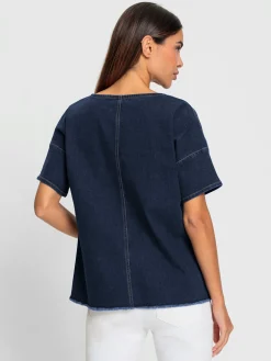 Rick Cardona Chemisiers<Chemisier en jean denim doux