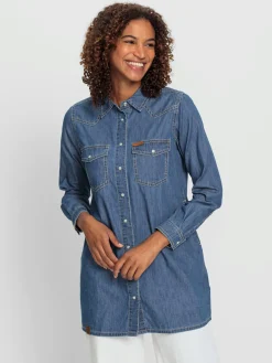 Collection L Chemisiers<Chemisier en jean pur coton