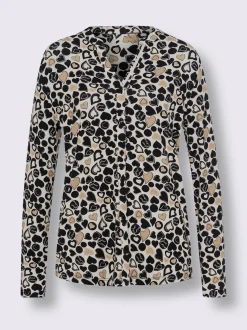 Linea Tesini Chemisiers<Chemisier en jersey motif cœur tendance