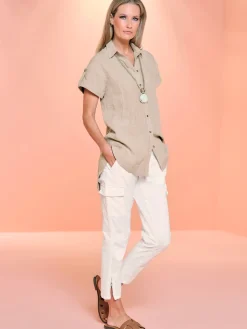 Rick Cardona Chemisiers<Chemisier en lin pur lin