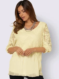 Fair Lady Chemisiers<Chemisier en mousseline coupe longue et dissimulante