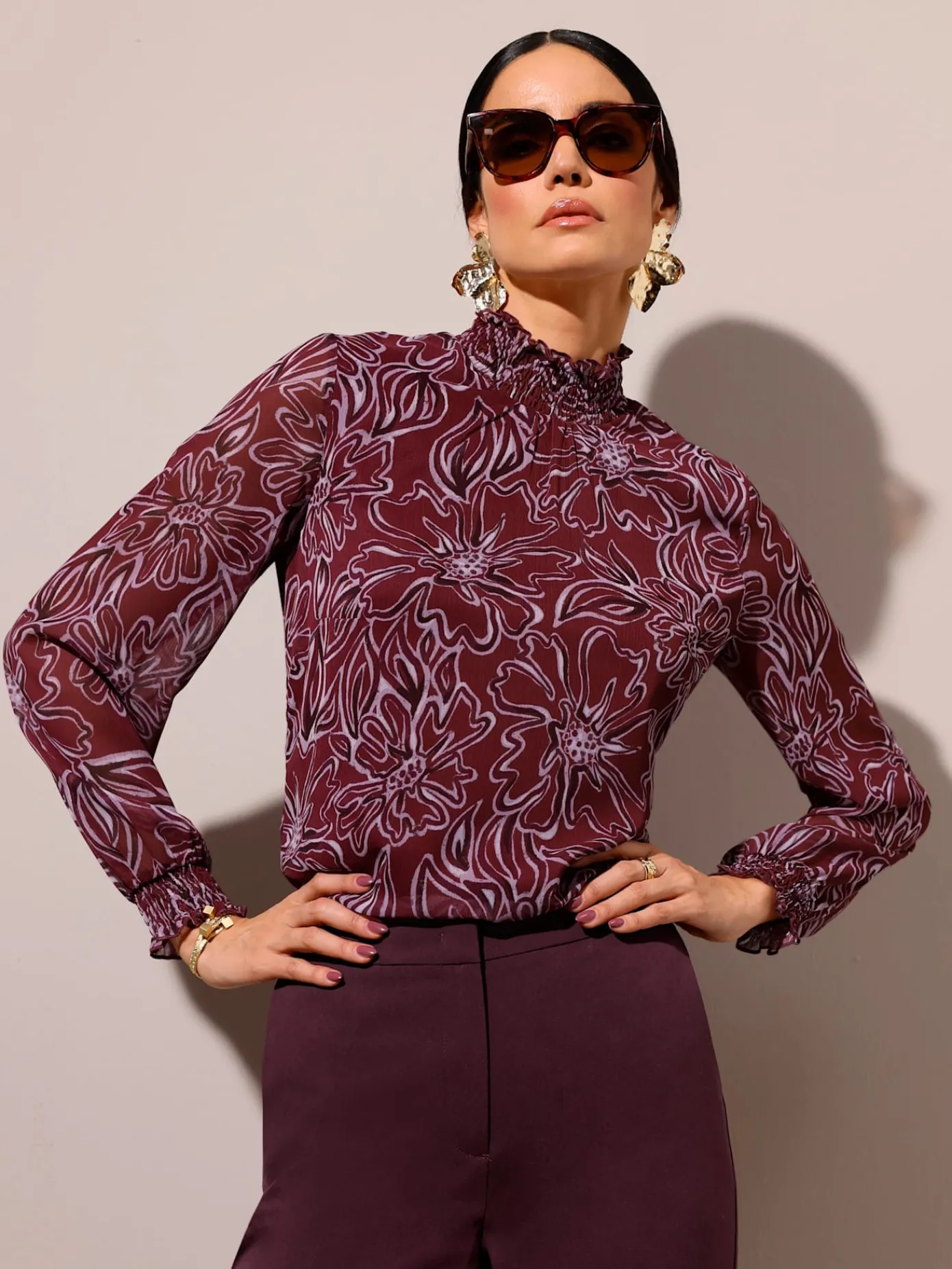 Creation L Chemisiers<Chemisier en polyester recyclé