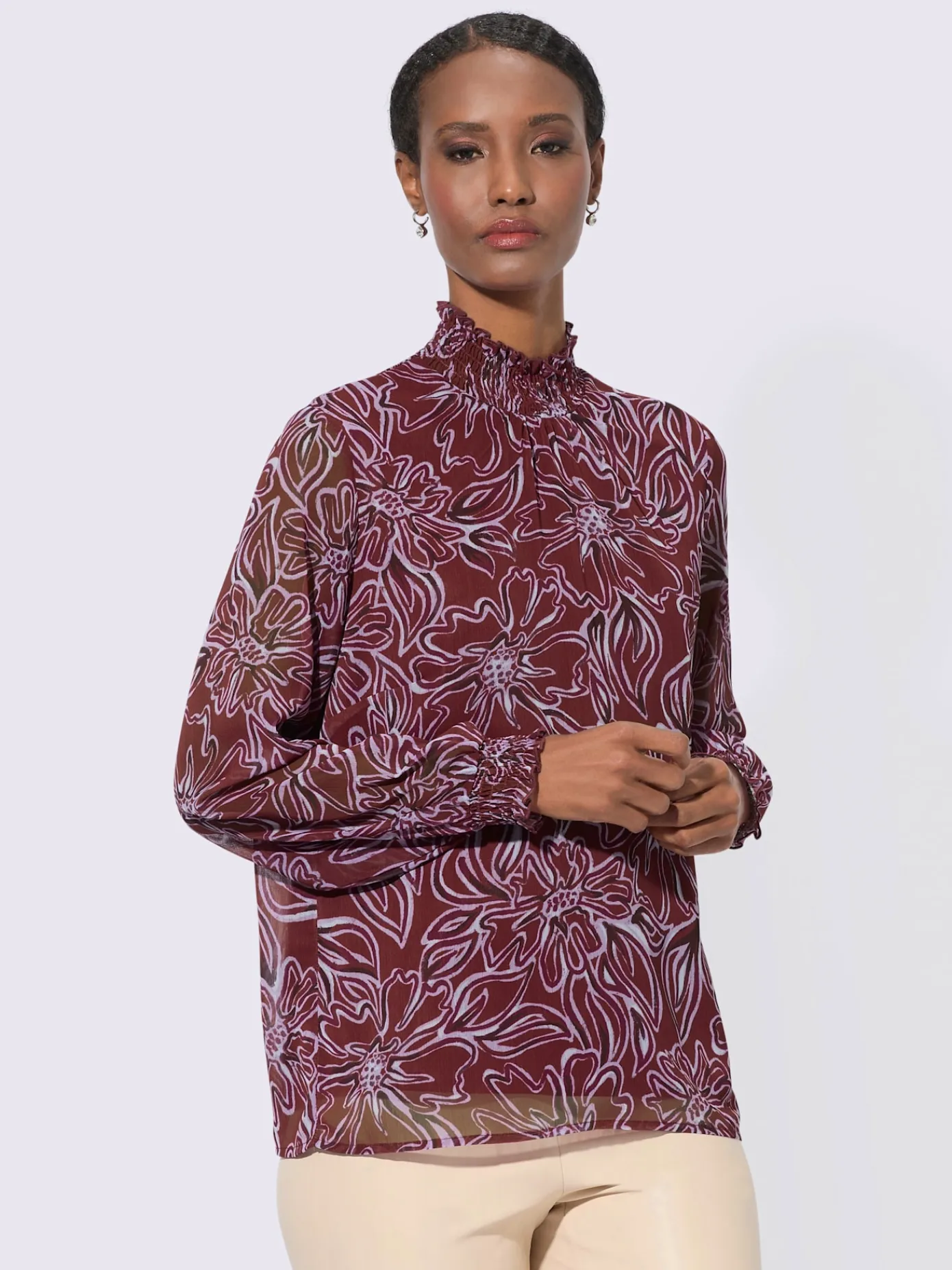 Creation L Chemisiers<Chemisier en polyester recyclé