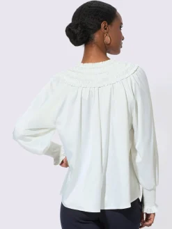 Creation L Chemisiers<Chemisier en satin polyester recyclé