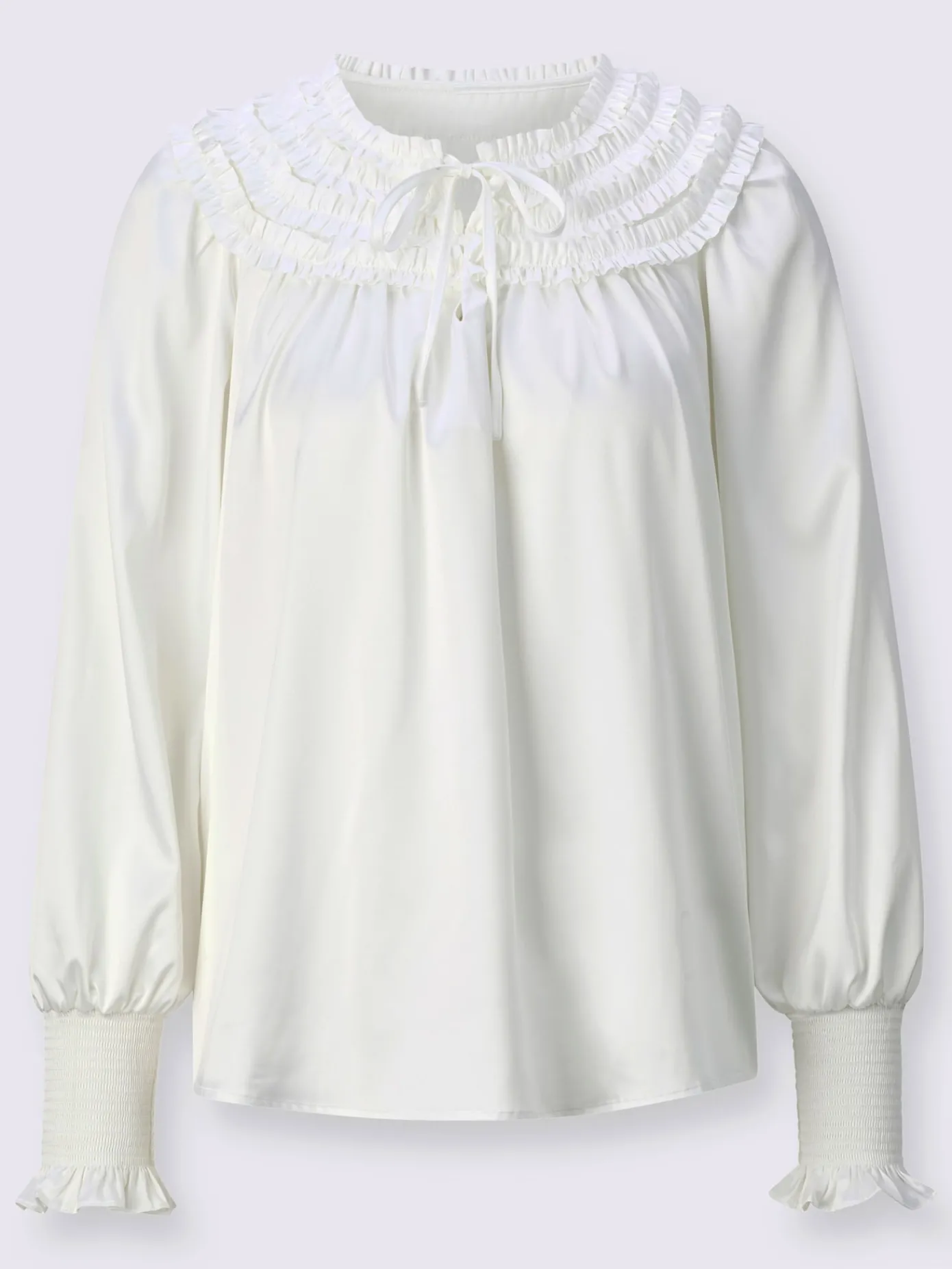 Creation L Chemisiers<Chemisier en satin polyester recyclé