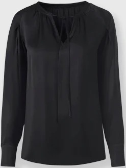 Ashley Brooke Chemisiers<Chemisier en satin pure viscose