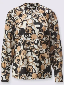 Creation L Chemisiers<Chemisier en satin satin mat élégant