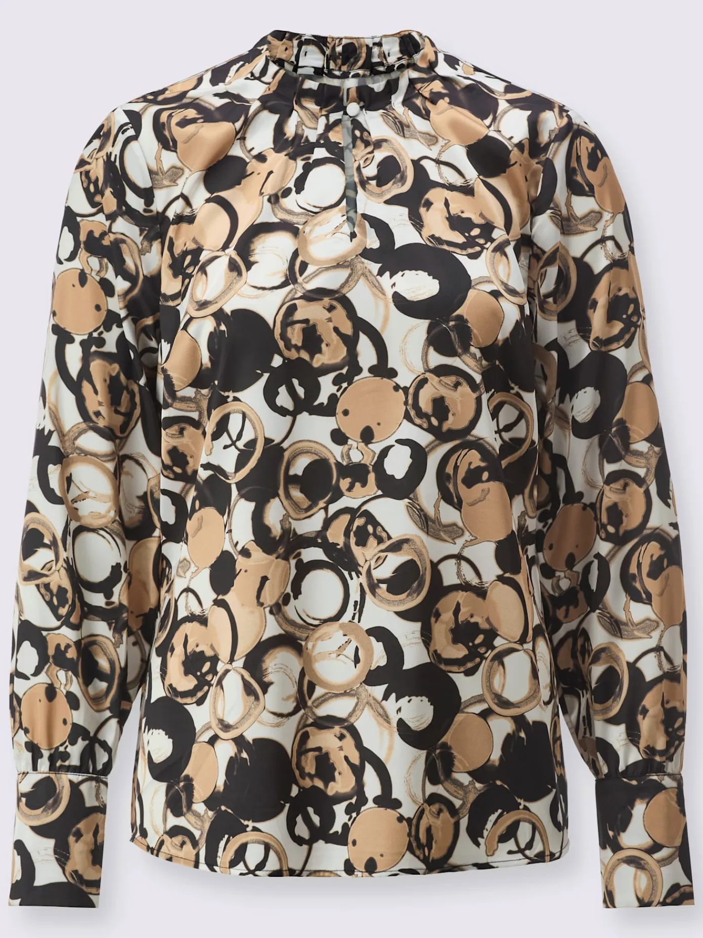 Creation L Chemisiers<Chemisier en satin satin mat élégant