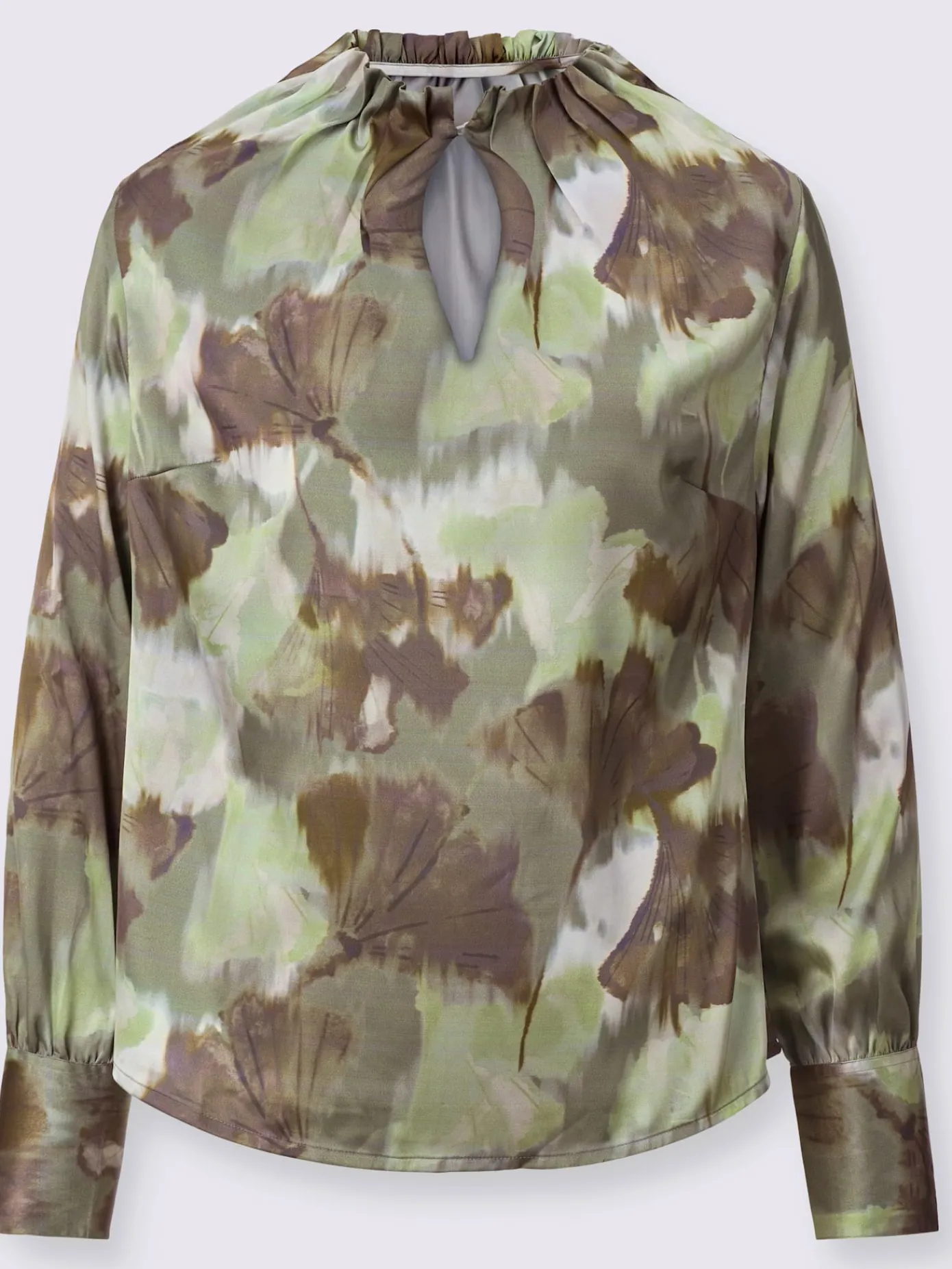 Creation L Chemisiers<Chemisier en satin satin mat élégant