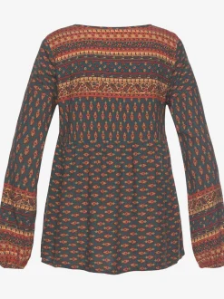 Buffalo Chemisiers<Chemisier encolure ronde fendue et lien à nouer