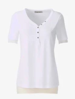 Collection L T-Shirts<Chemisier femme à boutons et manches courtes