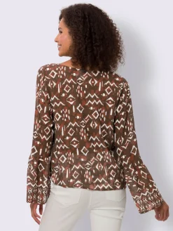 Linea Tesini Chemisiers<Chemisier imprimé ethnique mode