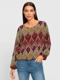 Rick Cardona Chemisiers<Chemisier imprimé graphique