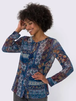 Linea Tesini Chemisiers<Chemisier imprimé moderne