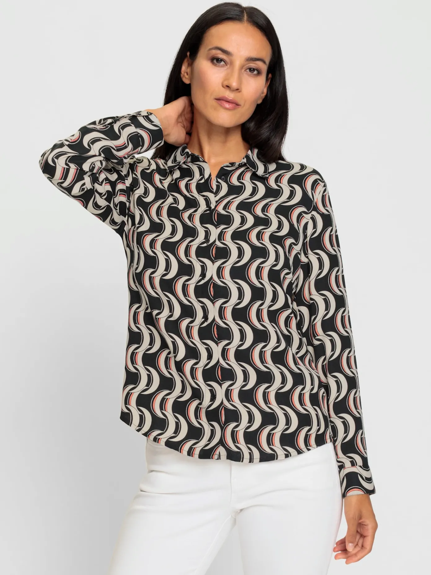 Rick Cardona Chemisiers<Chemisier imprimé moderne