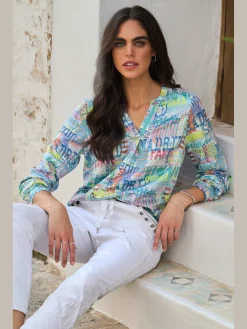 Mandarin Chemisiers<Chemisier imprimé original