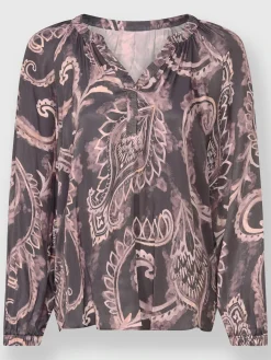 Ashley Brooke Chemisiers<Chemisier imprimé paisley discret