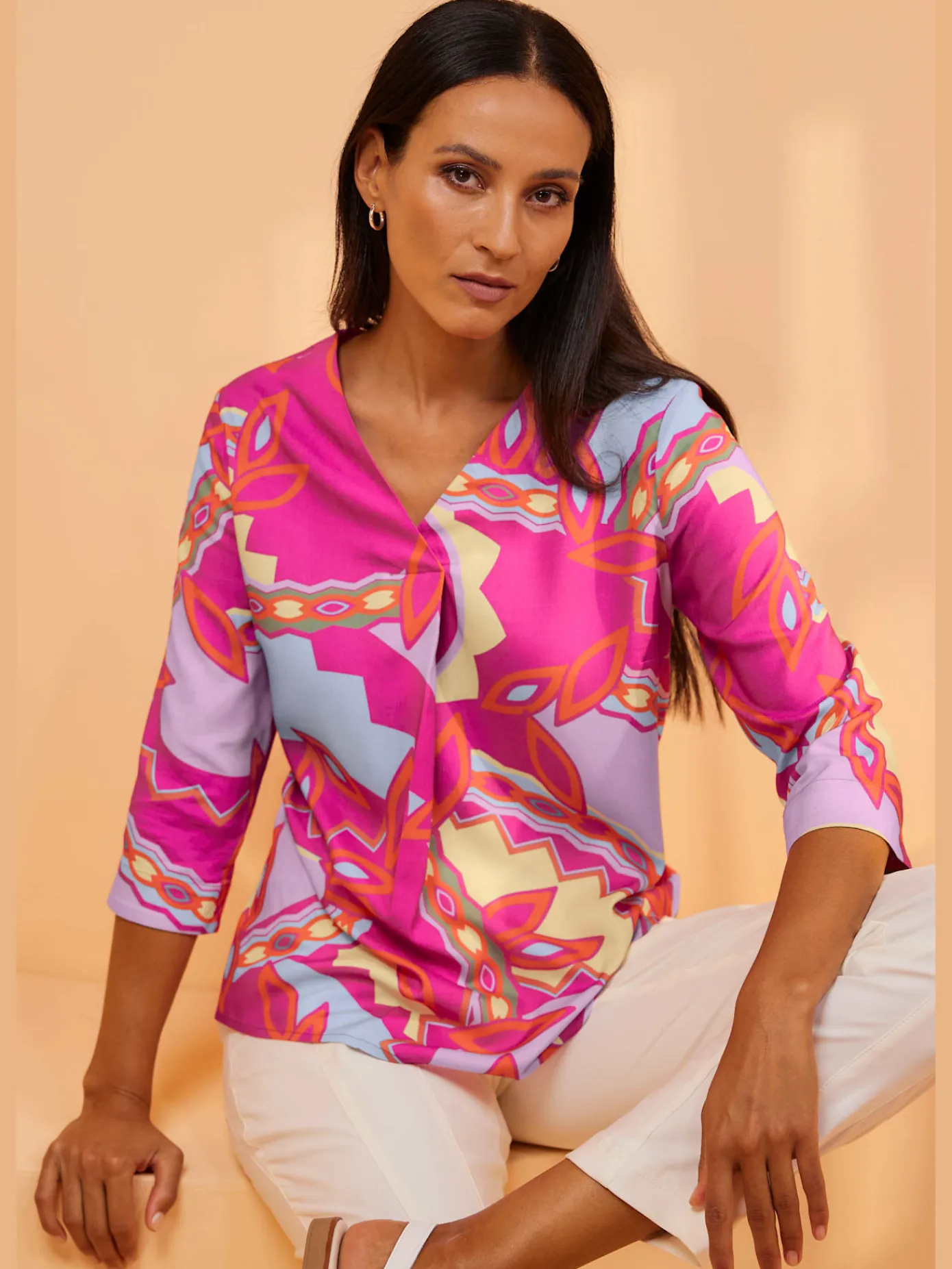 Rick Cardona Chemisiers<Chemisier joli imprimé