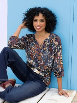 Linea Tesini Chemisiers<Chemisier joli motif imprimé