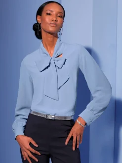 Creation L Chemisiers<Chemisier lavallière lavallière tendance