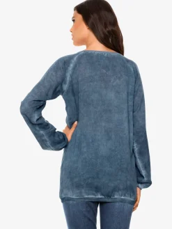 Linea Tesini Chemisiers<Chemisier léger effet de couleurs vintage grâce à la teinture et au délavage spéciaux