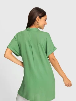 Chemisiers<Chemisier long pure viscose