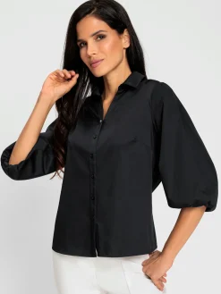 Ashley Brooke Chemisiers<Chemisier manches ballons à finition élastique