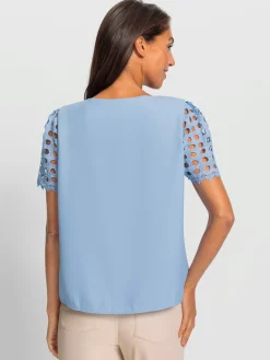 Ashley Brooke Tenues De Cérémonie|Chemisiers<Chemisier manches en dentelle