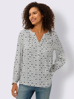 Linea Tesini Chemisiers<Chemisier motif cœur tendance