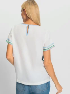 Rick Cardona Chemisiers<Chemisier motif imprimé devant