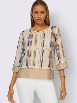 Creation L Chemisiers<Chemisier pattes contrastées